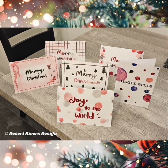 🎄Host pick!🎄 6 Handmade Christmas Cards Bundle - Picture 3 of 10